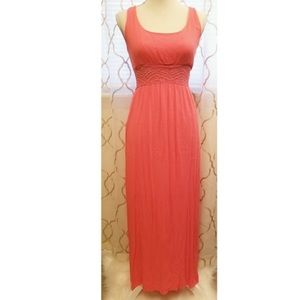 Xhiliration Crossover Back Maxi Dress
